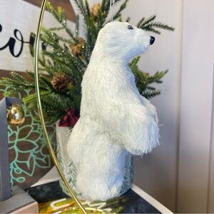 White Polar Bear Holiday Ornament